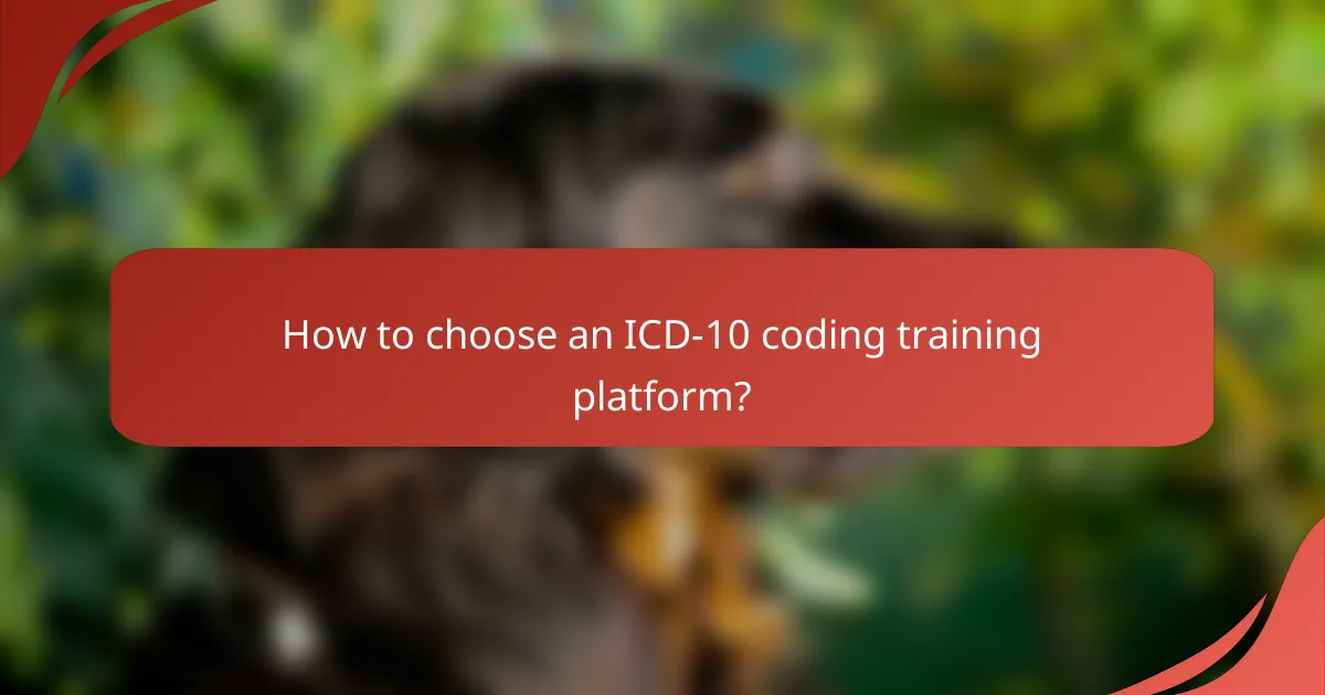 How to choose an ICD-10 coding training platform?